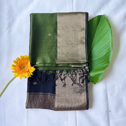 Elegant Maheshwari Handloom Silk Saree