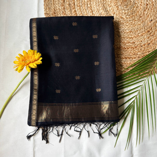 Elegant Maheshwari Handloom Silk Saree