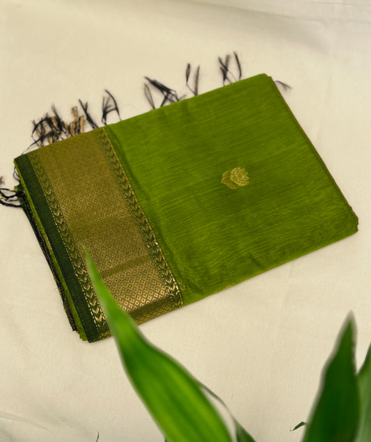 Elegant Maheshwari Handloom Silk Saree