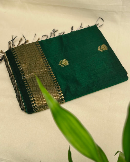 Elegant Maheshwari Handloom Silk Saree