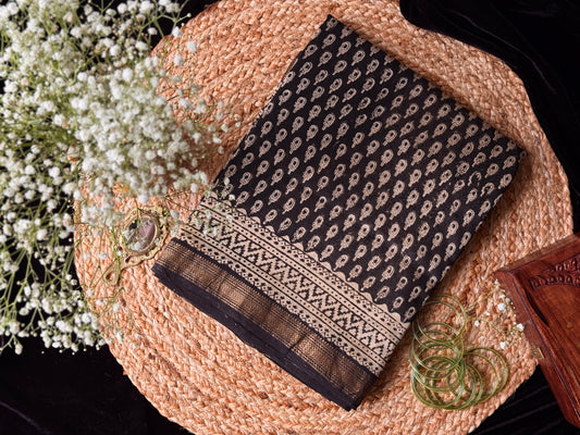Elegant Maheshwari Cotton Saree for Everyday Wear