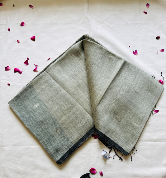 Premium Linen Saree with Contemporary Finish