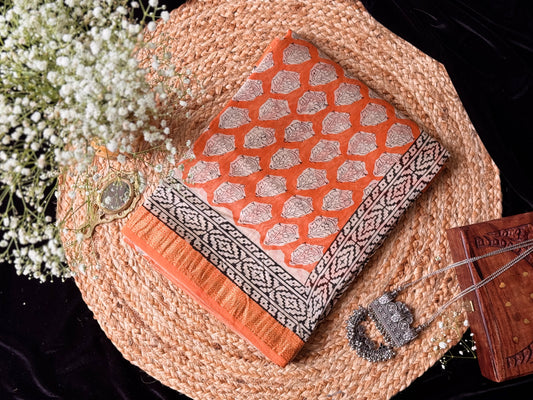Elegant Maheshwari Cotton Saree for Everyday Wear
